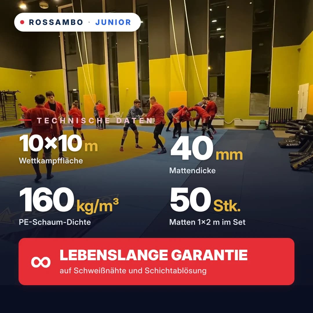 Ringermatte JUNIOR 10×10×0,04 m