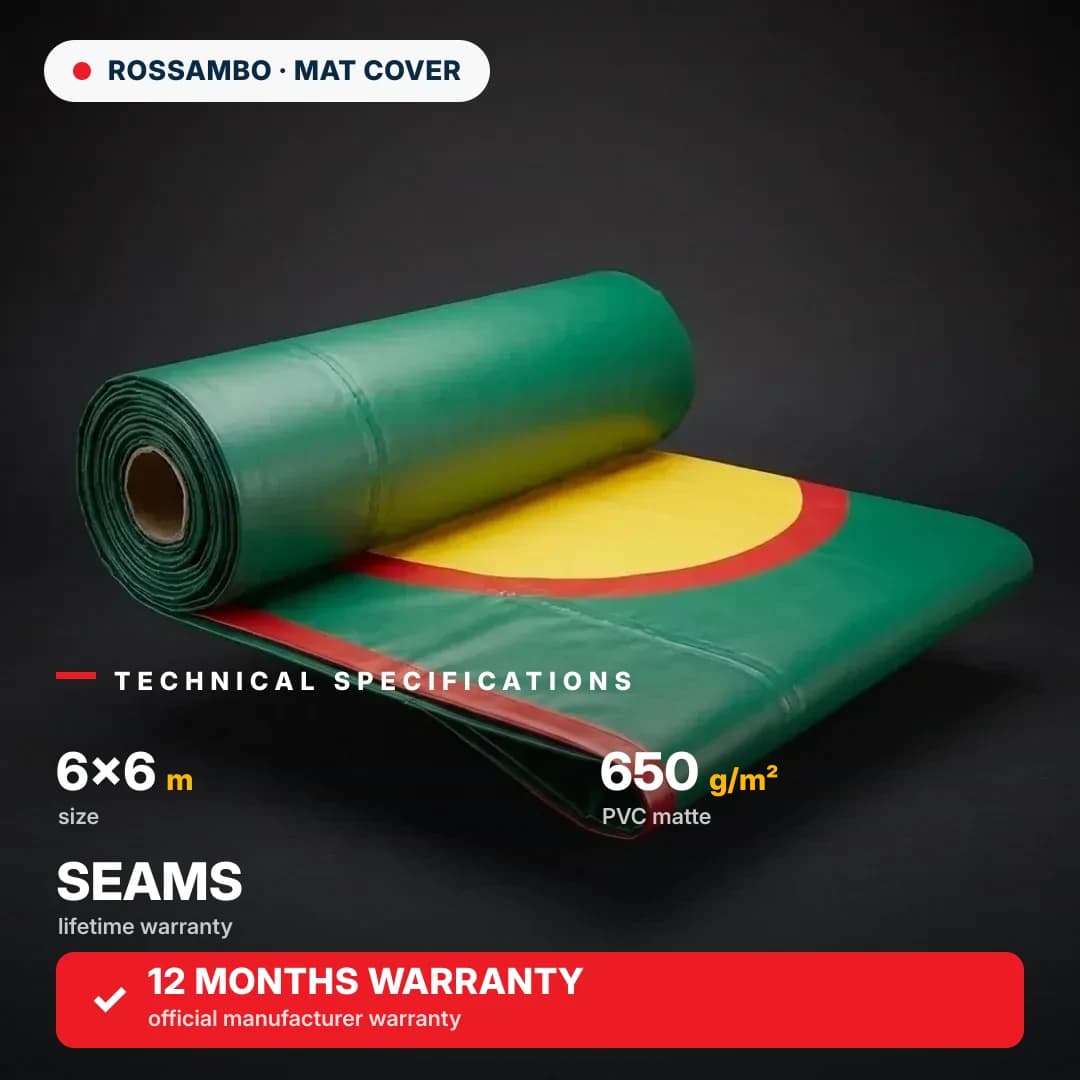 Wrestling mat cover 6×6 m