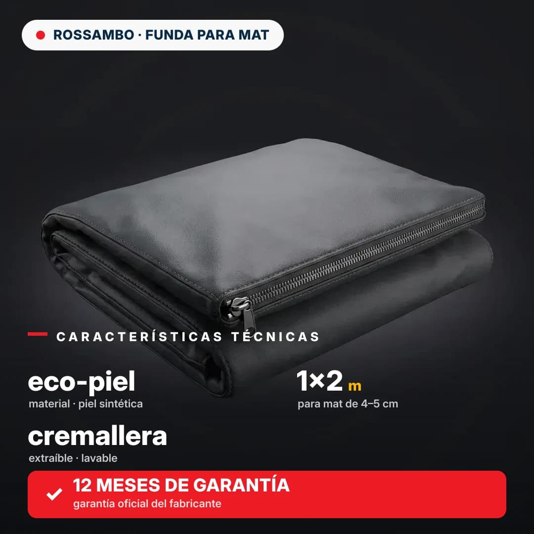 Funda para colchoneta de gimnasia, piel ecológica