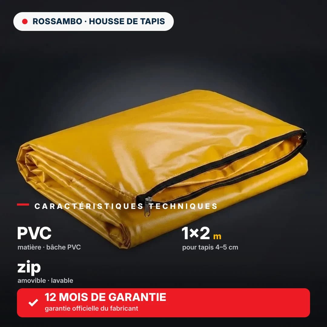 Housse pour tapis de gymnastique, PVC