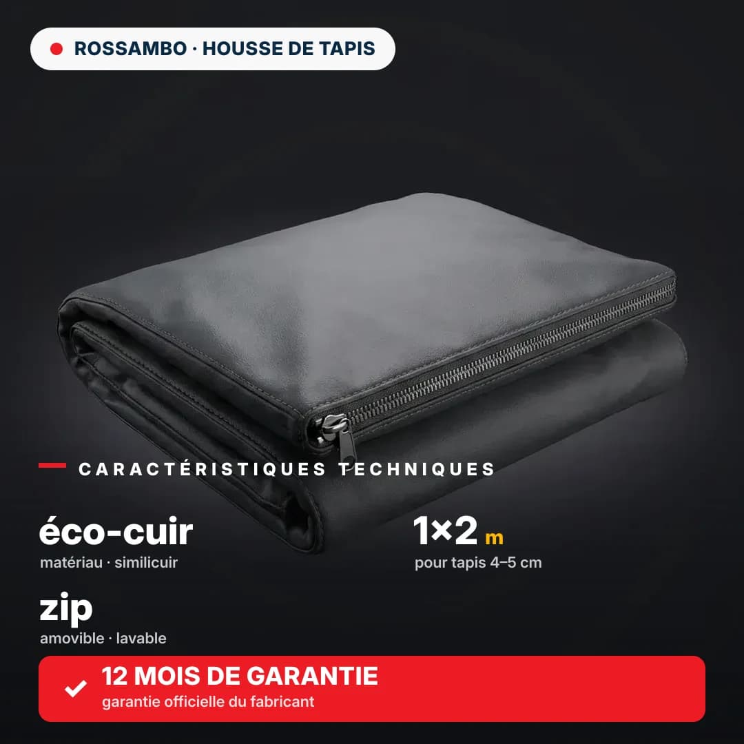 Housse pour tapis de gymnastique, éco-cuir