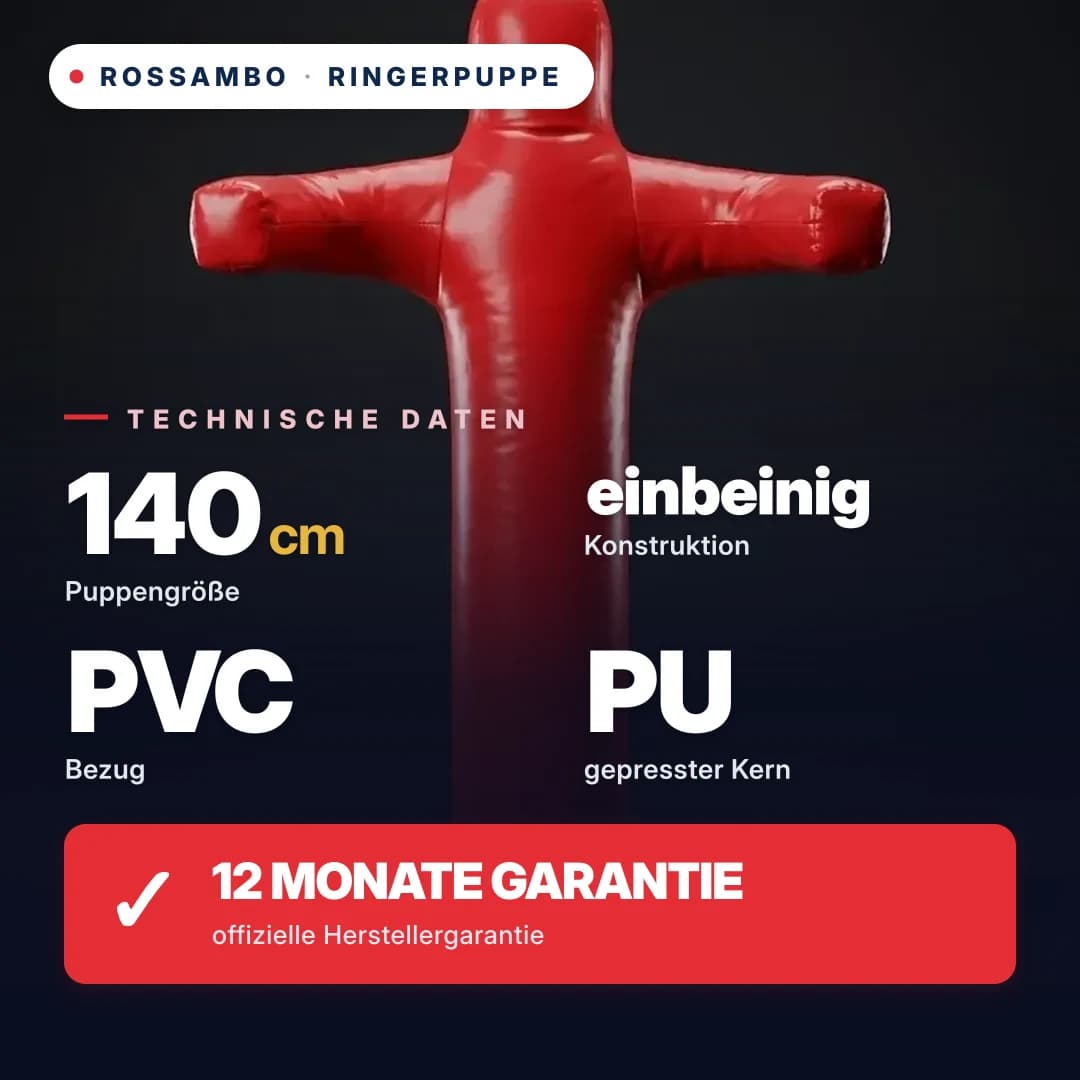 Ringerdummy einbeinig, Plane, 140 cm