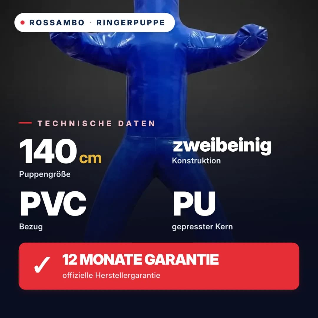 Ringerdummy zweibeinig, Plane, 140 cm