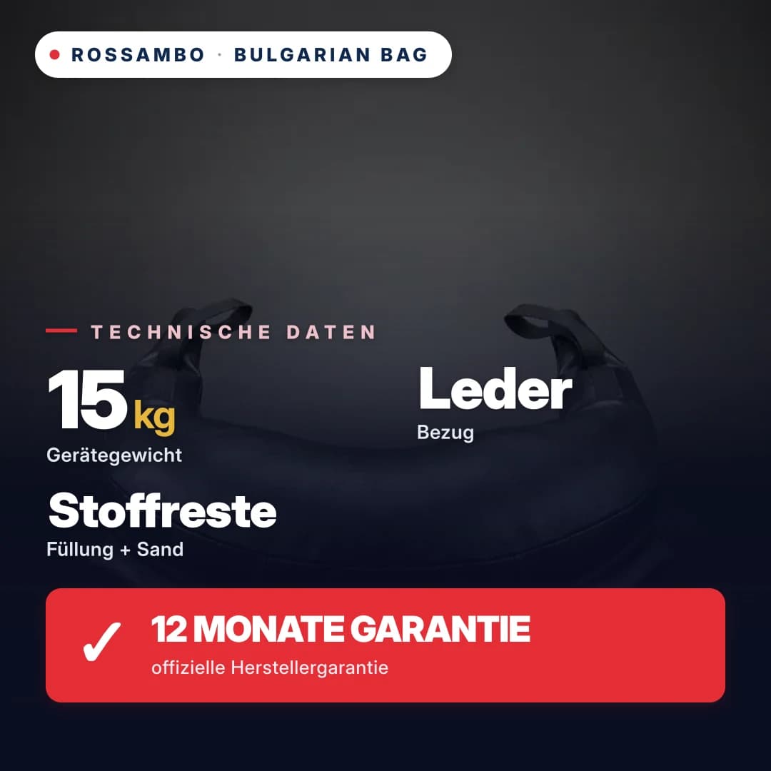 Bulgarian Bag, Leder, 15 kg