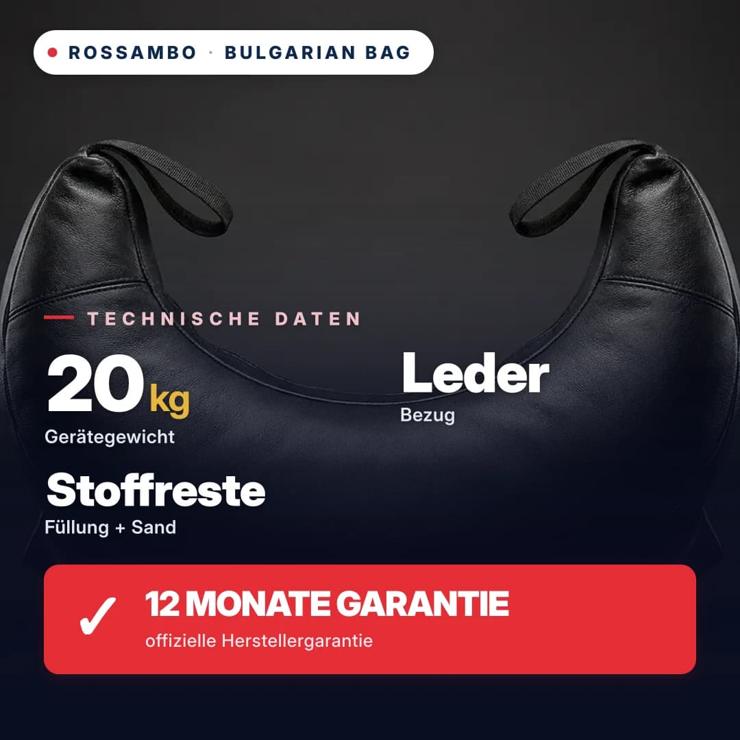 Bulgarian Bag, Leder, 20 kg