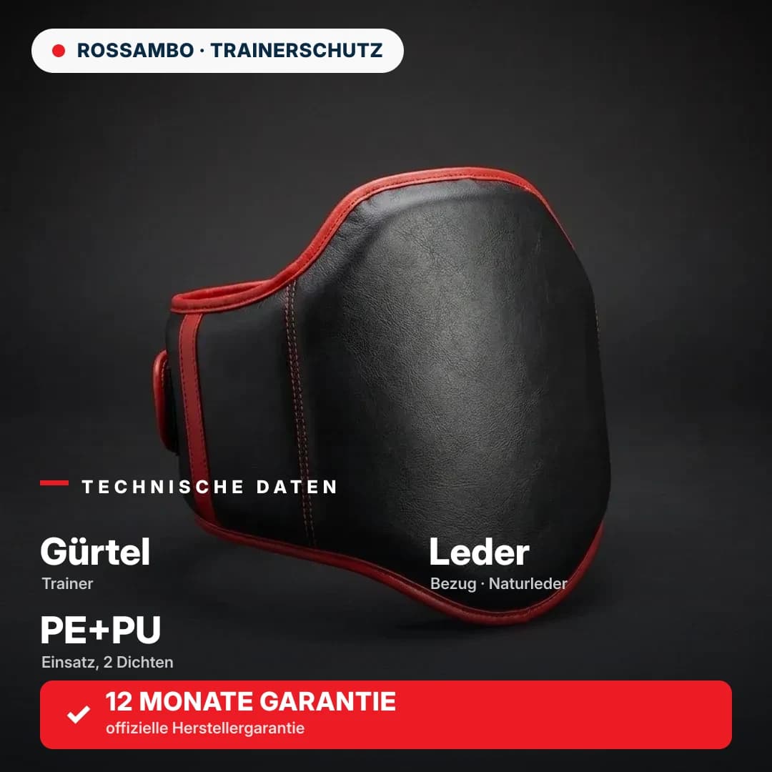 Trainergürtel, Leder