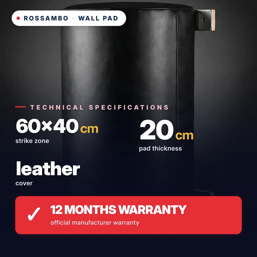 Wall pad Semicircular, leather, 60×40×20 cm
