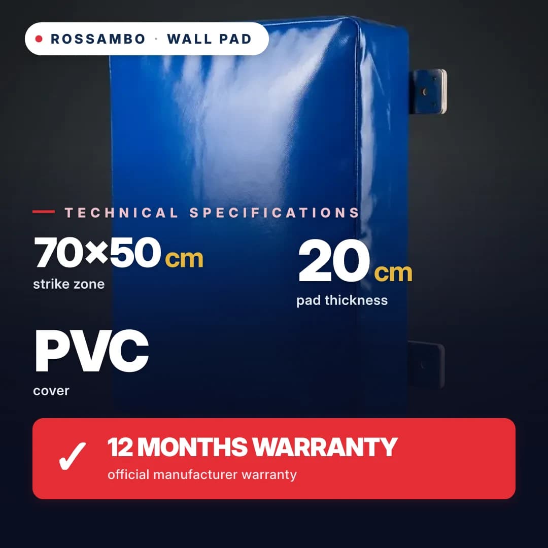 Wall pad Rectangular, PVC tarpaulin, 70×50×20 cm