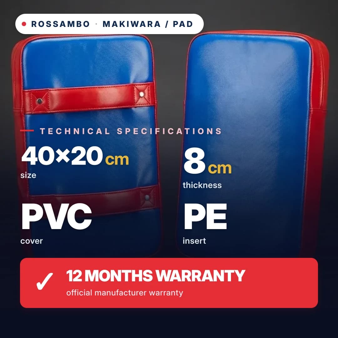 Rectangular Strike Pad, PVC Tarpaulin, 40×20×8 cm