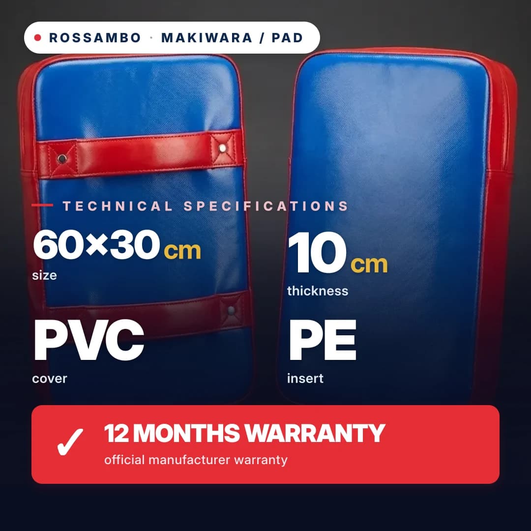 Rectangular Strike Pad, PVC Tarpaulin, 60×30×10 cm