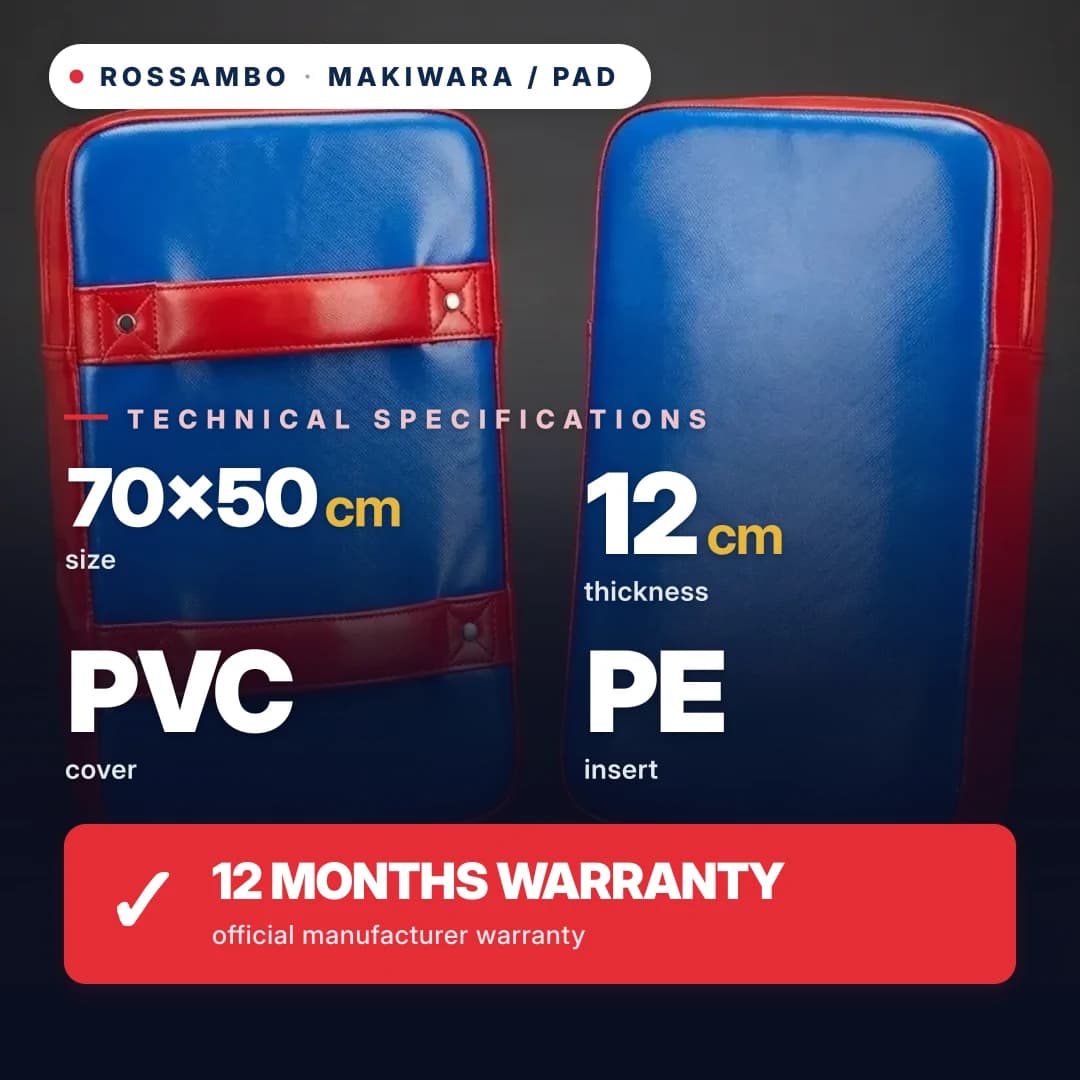 Rectangular Strike Pad, PVC Tarpaulin, 70×50×12 cm
