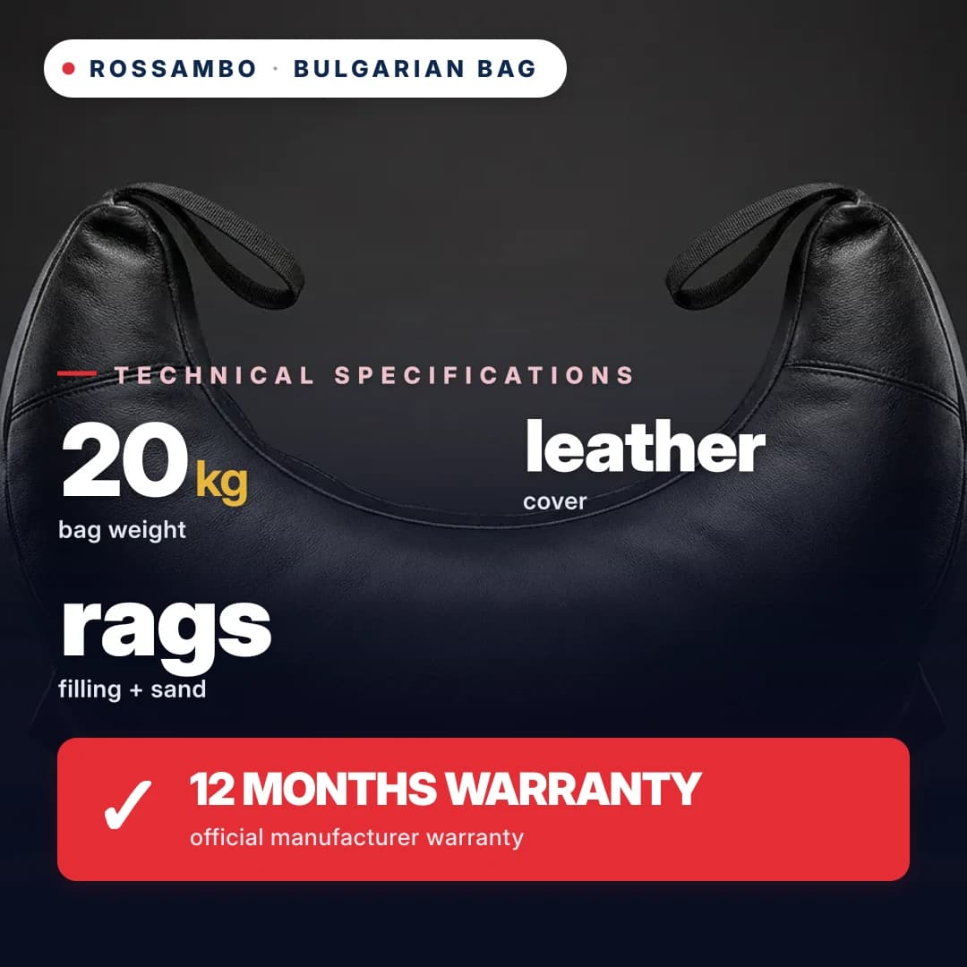 Bulgarian bag, leather, 20 kg