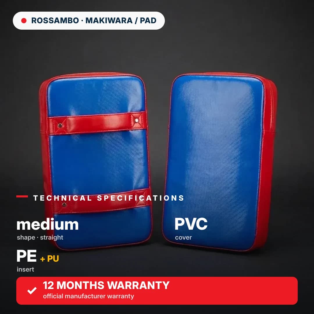 Medium straight focus mitt, PVC tarpaulin