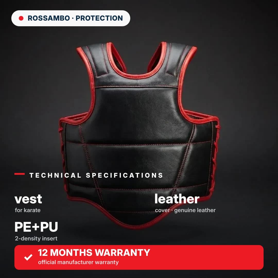 Karate Vest, Leather