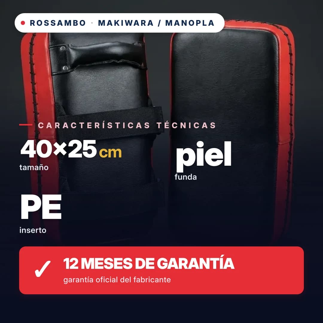 Makiwara de viaje, piel, 40×25 cm