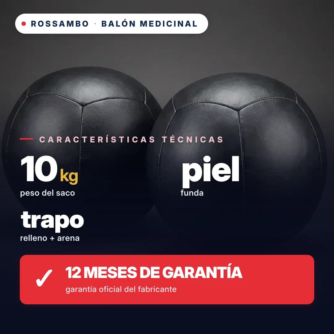 Balón medicinal, piel, 10 kg