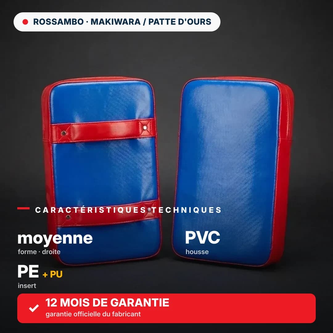 Pattes d'ours moyennes droites, bâche PVC