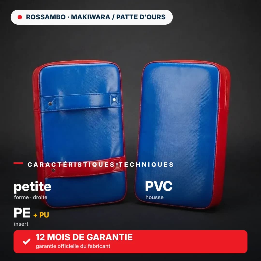 Pattes d'ours petites droites, bâche PVC