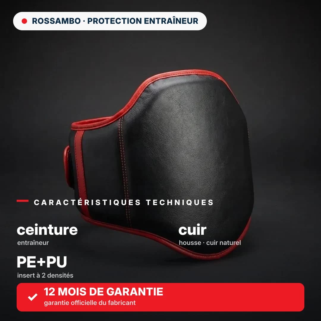 Ceinture d'entraîneur, cuir