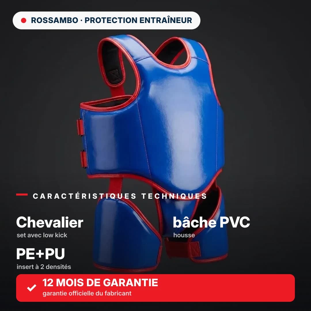 Kit « Chevalier » avec protection low kick, bâche PVC