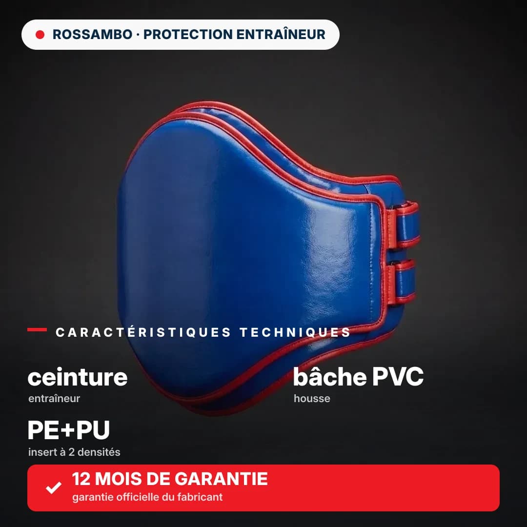 Ceinture d'entraîneur, bâche PVC