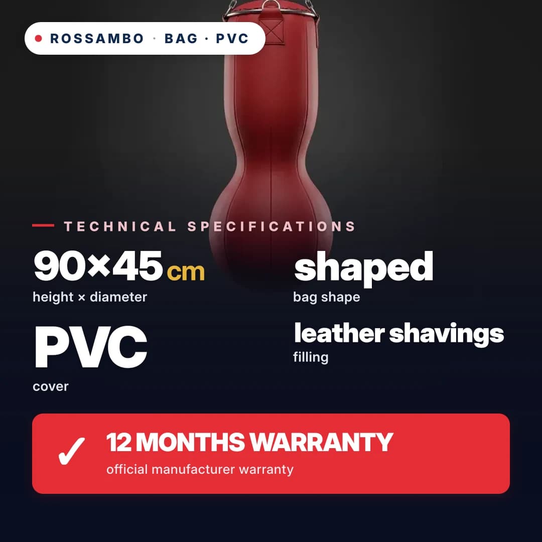 Punching Bag Shaped, PVC Tarpaulin, 90×45×20 cm