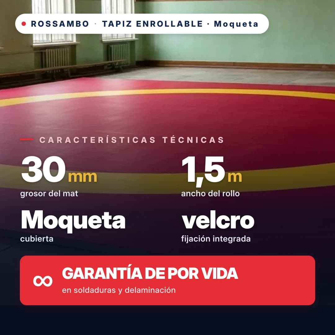 Tapiz enrollable de pelo premium 30 mm, precio por 1 m²