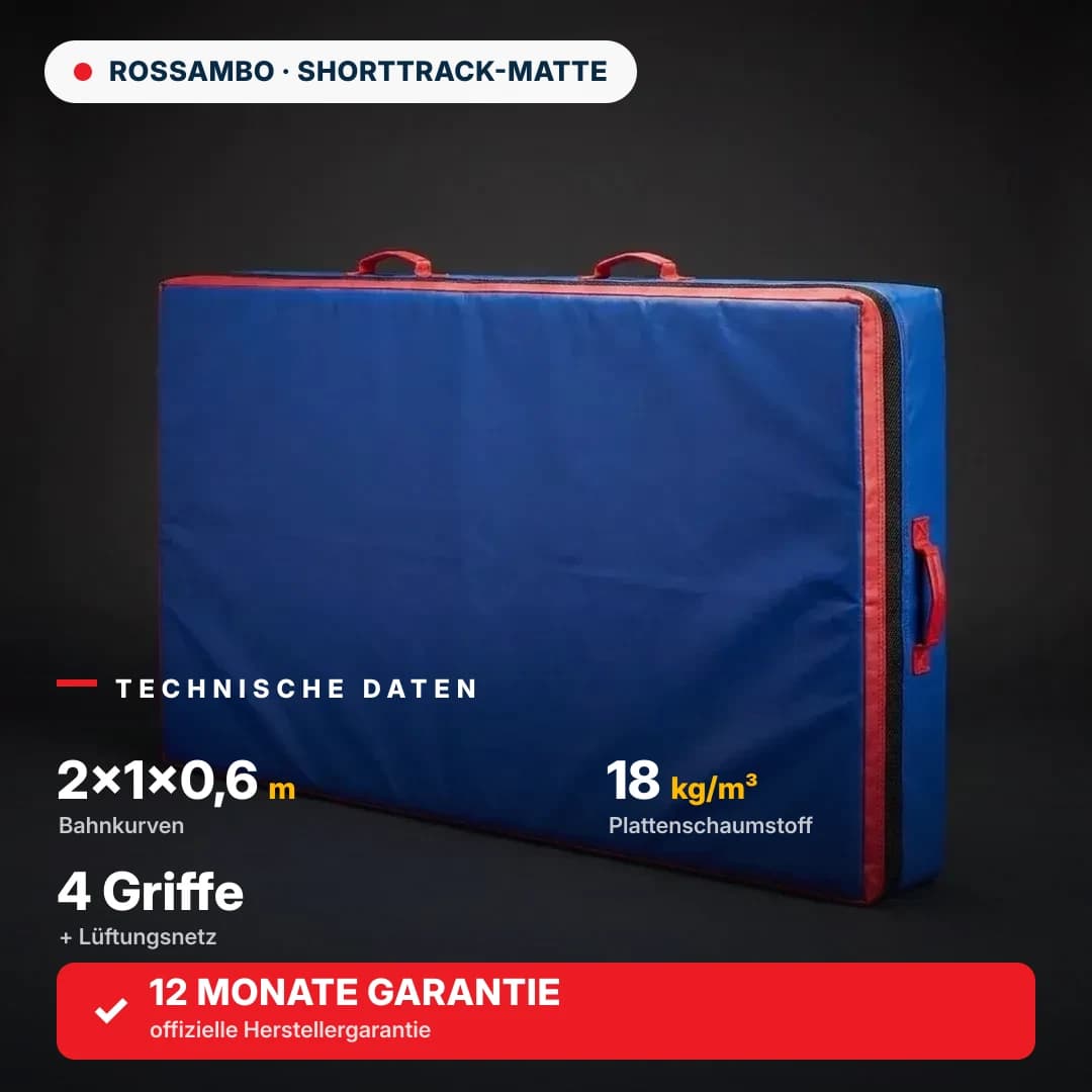 Sicherheitsmatte für Shorttrack STANDARD 2×1×0,6 m