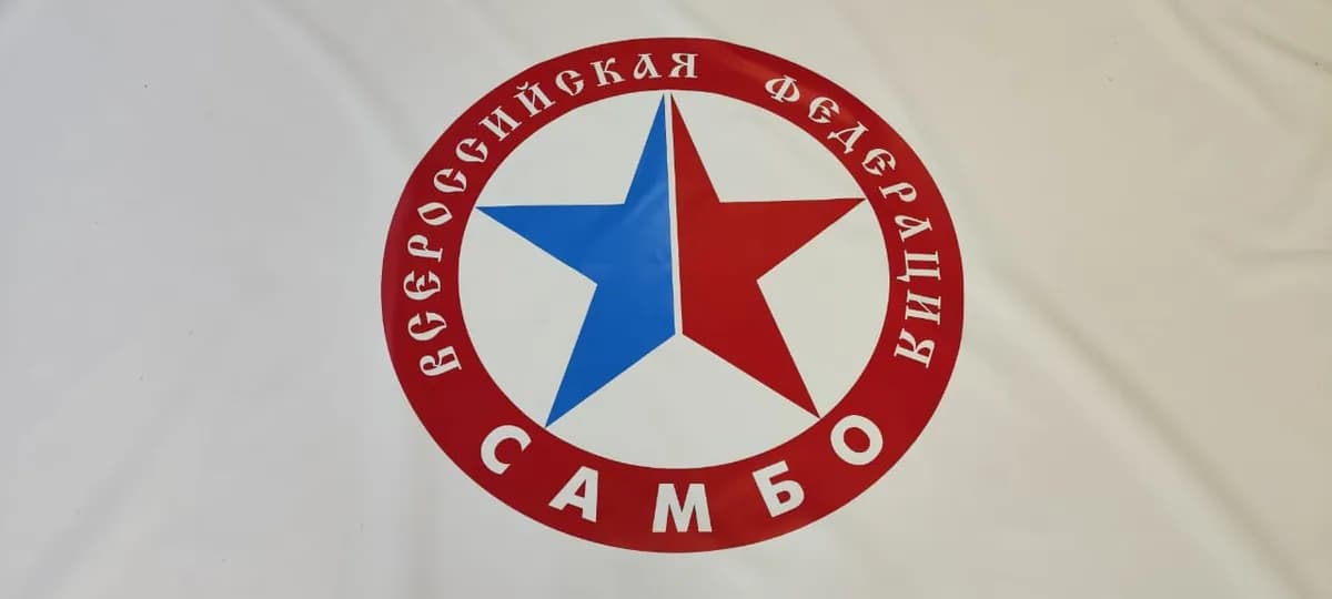 Нанесение логотипа: ВФС — Всероссийская федерация самбо
