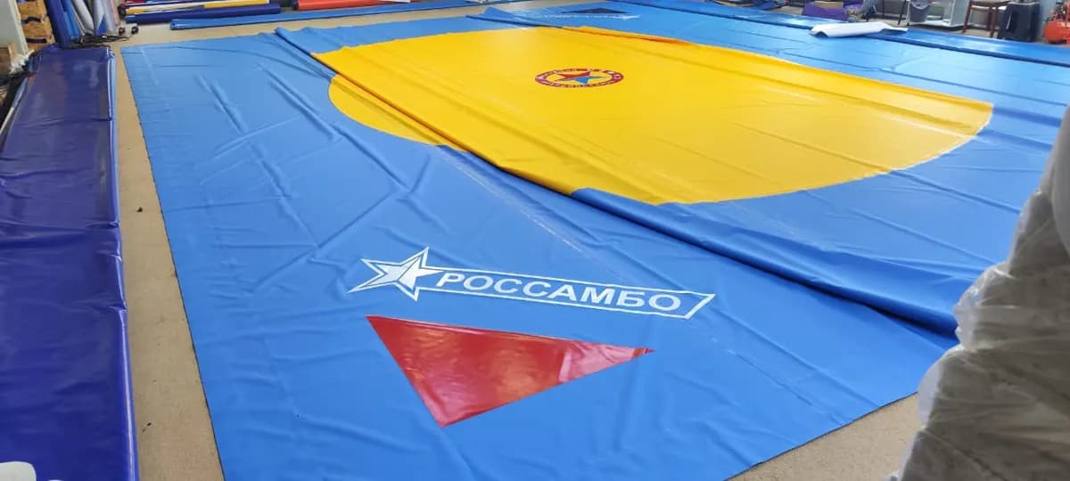 Нанесение логотипа: ВФС — Всероссийская федерация самбо