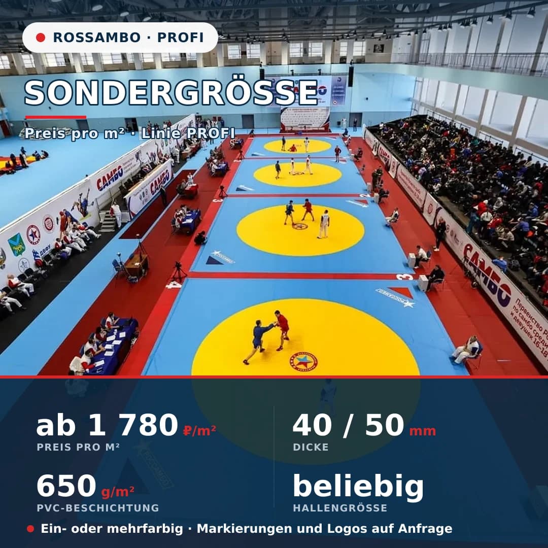 Ringermatte PROFI – Sondergröße (pro m²)