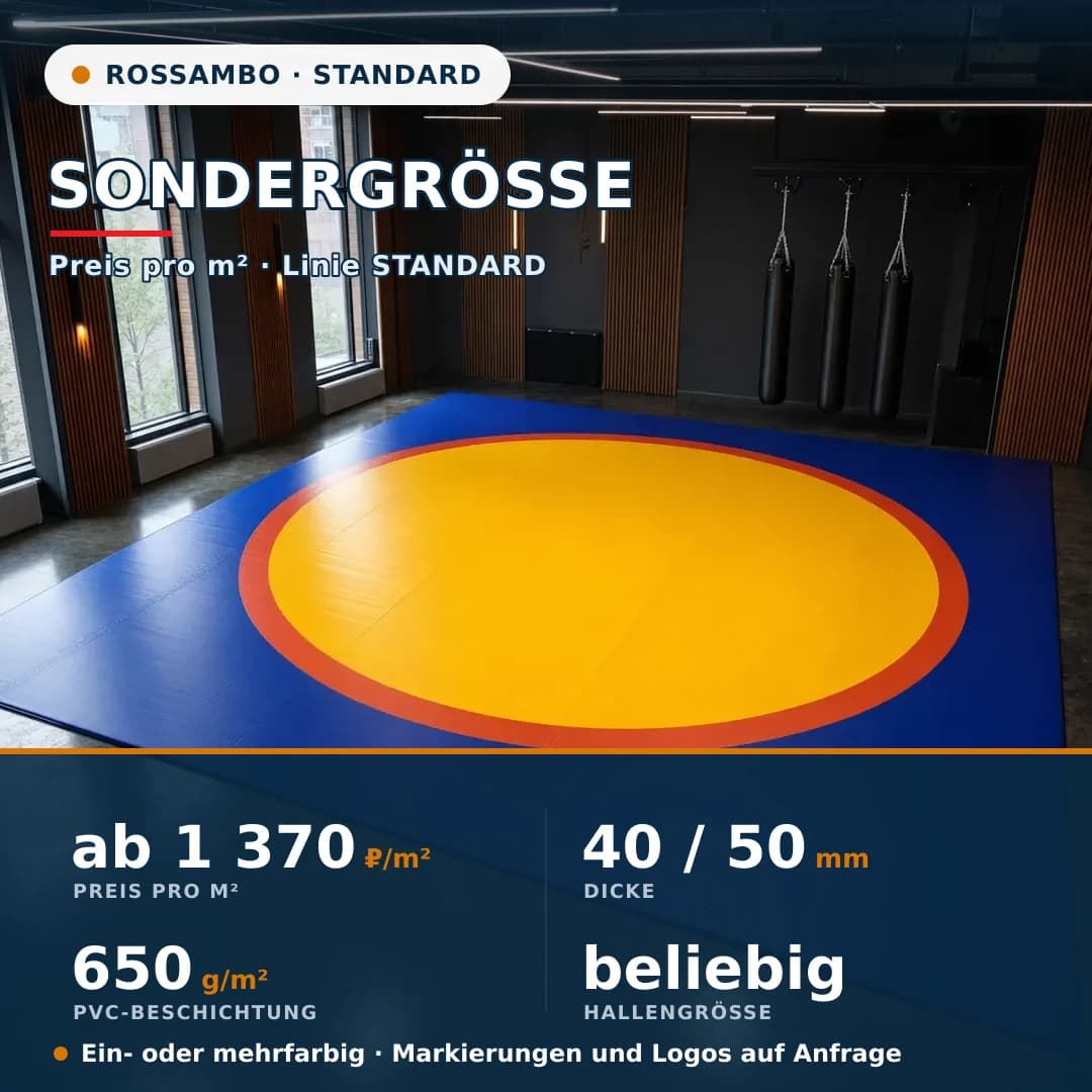 Ringermatte STANDARD – Sondergröße (pro m²)