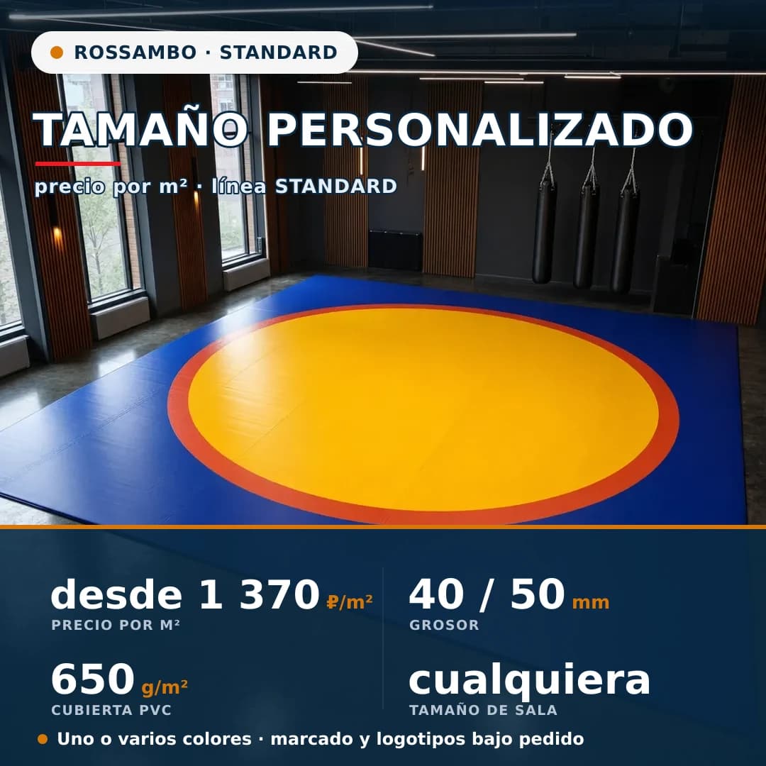 Tapiz de lucha STANDARD: tamaño personalizado (por m²)