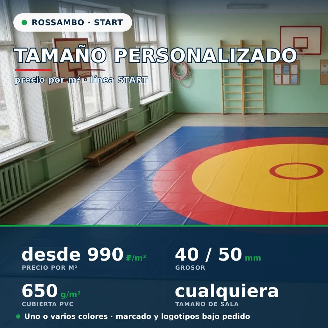 Tapiz de lucha START: tamaño personalizado (por m²)