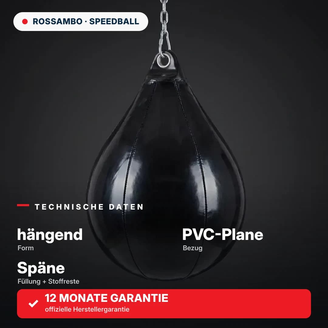 Hängende Boxbirne, PVC-Plane