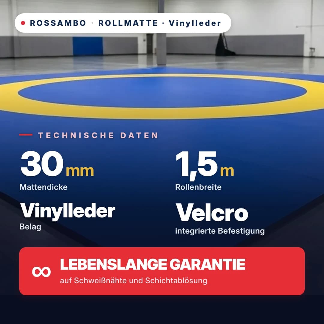 Rollmatte Kunstleder 30 mm, Preis pro 1 m²