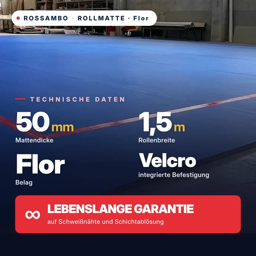 Rollmatte Velours Premium 50 mm, Preis pro 1 m²
